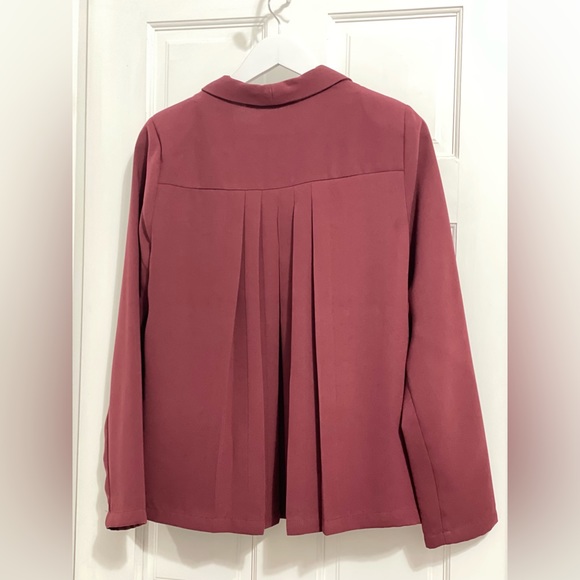 Dark Red Blazer - Size M - Picture 6 of 8